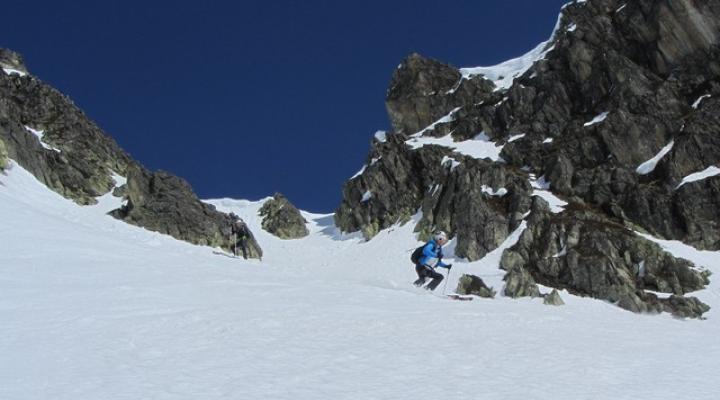 Ski de randonnée dans le Beaufortain montée Pointe de Cerdosse