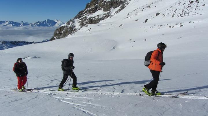Initiation au ski de randonnée aux Arcs