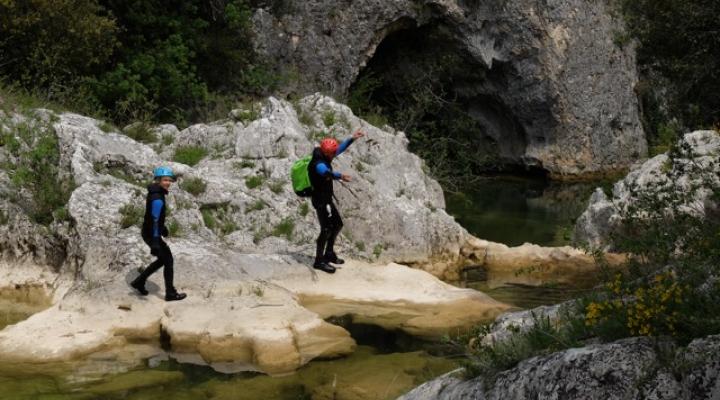 Canyoning dans le Gard les Concluses