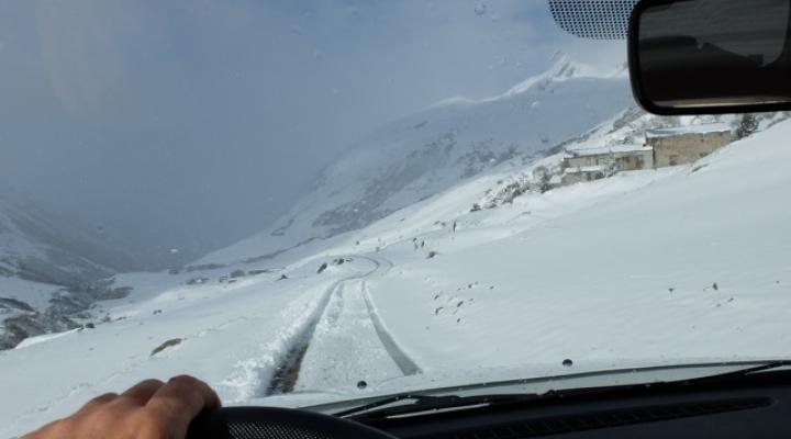 Belle chute de neige à 1800 m