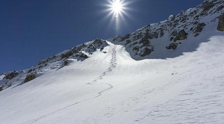 Couloir nord du col de la nova