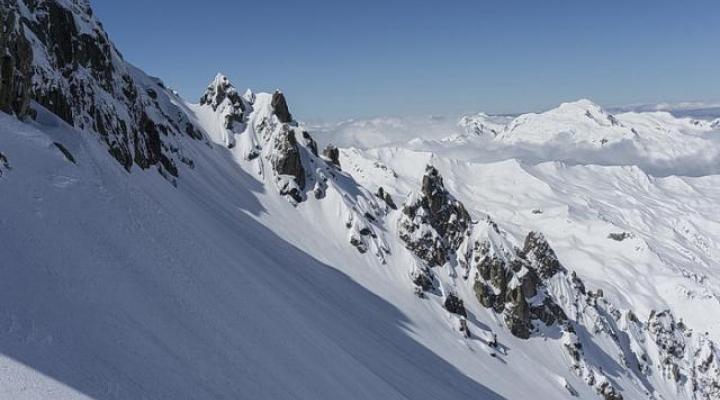 Les clochetons de l'arête ouest de l'aiguille de Presset