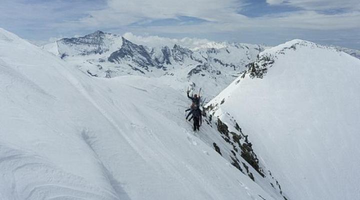 Sur l'arête Platières-Sache.