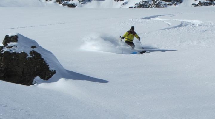 Les Arcs ski hors piste - Aiguille Rouge