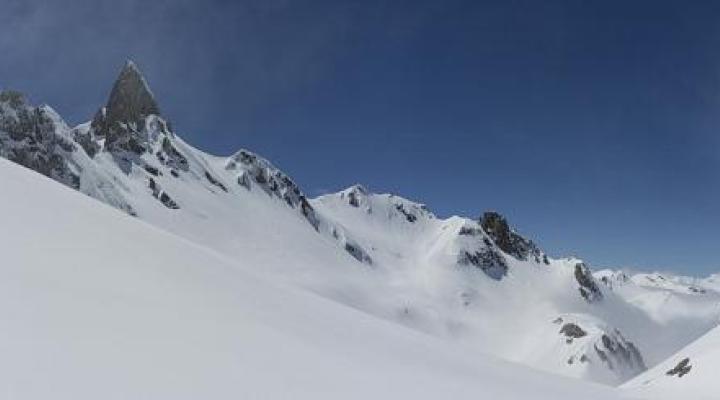 La Pierra Menta depuis le col du Bresson