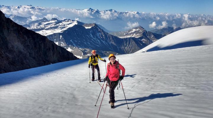 Dôme des Glaciers par le glacier des Glaciers - Guides des Arcs