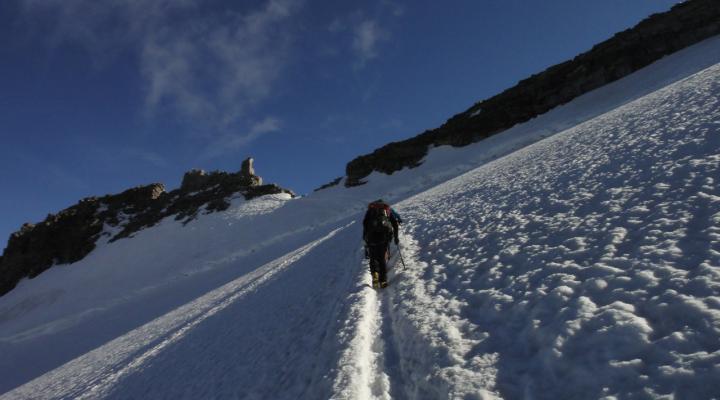 Le Grand Paradis en arrivant non loin du sommet