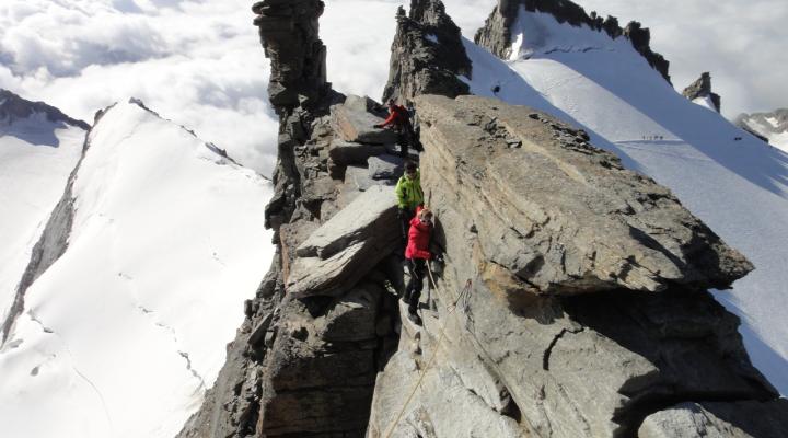 Le Grand Paradis en arrivant non loin du sommet