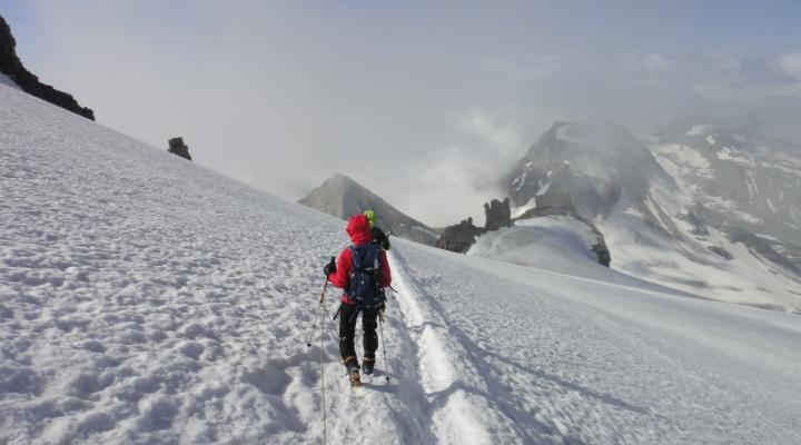 Le Grand Paradis la descente