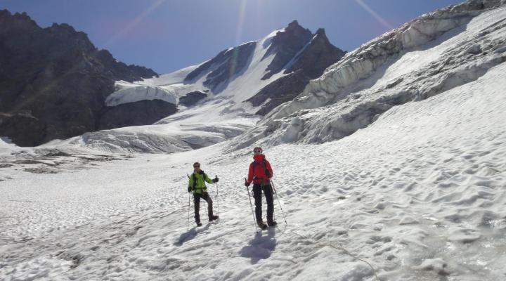 Le Grand Paradis la descente