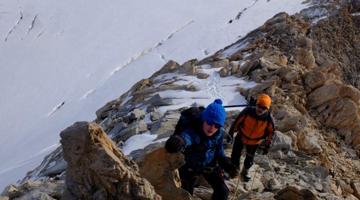 L'arête sommitale