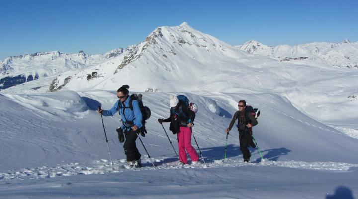 Les Arcs initiation ski de randonnée