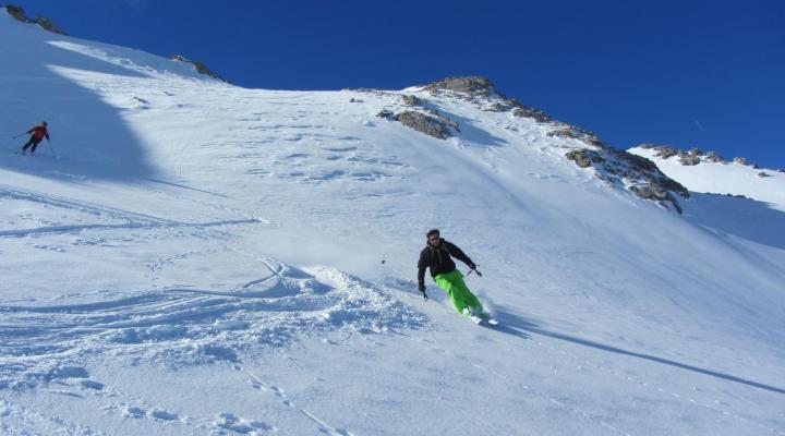 Ski de randonnée au départ de Tignes Tuf de Grassaz