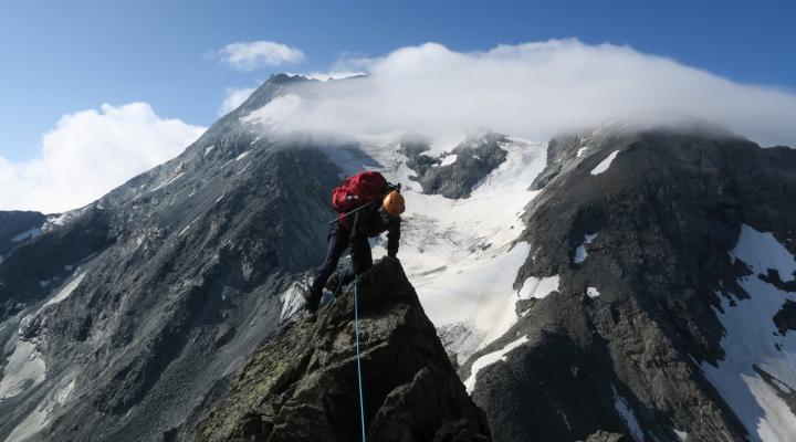 Arête sud de l'Aiguille Rouge
