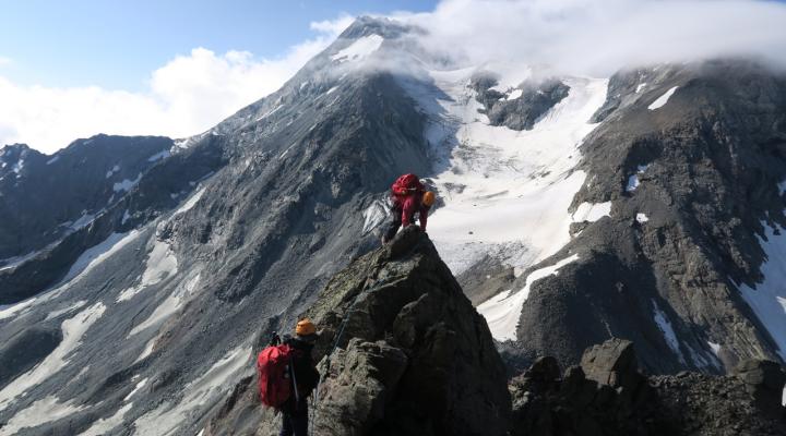 Arête sud de l'Aiguille Rouge
