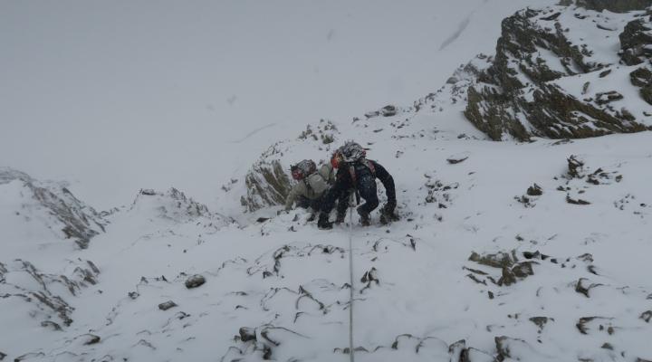 Le sommet du glacier