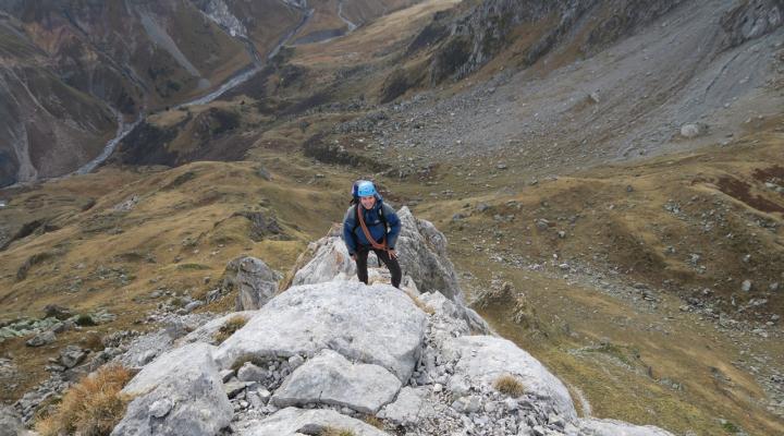 Sur l'arête