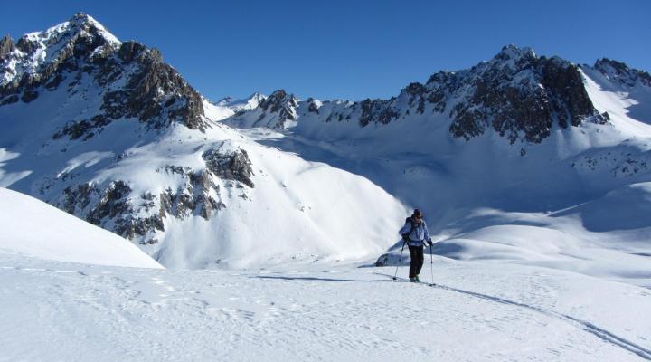 Tignes - ski de randonnée col du Palet Aig de Bacque