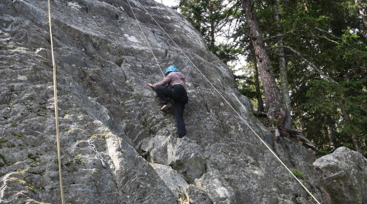 Escalade en famille