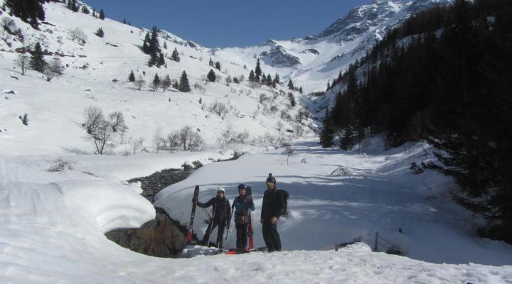 Ski de randonnée au départ de Sainte Foy Tarentaise guides des arcs