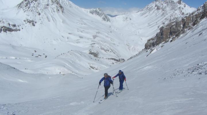 Ski de randonnée dans le massif du Queyras