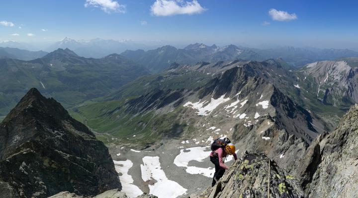 Près du sommet.