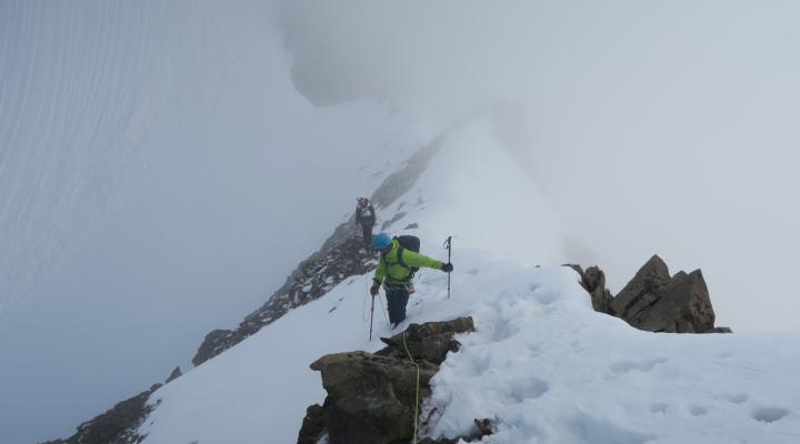 L'arête sommitale