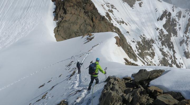 L'arête sommitale