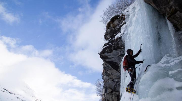 initiation cascade de glace les arcs val d’Isère tarentaise 
