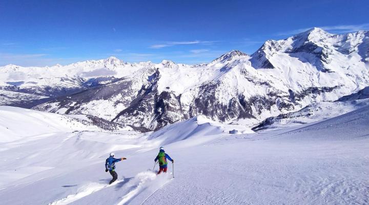 Ski hors piste La Plagne Montalbert Champagny en Vanoise