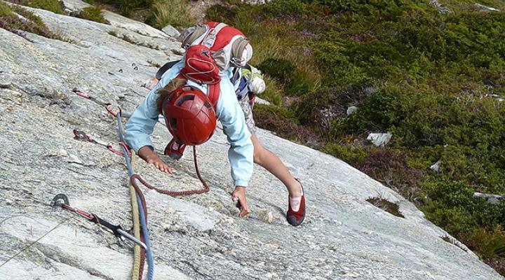 Escalade aux Arcs avec le bureau des Guides
