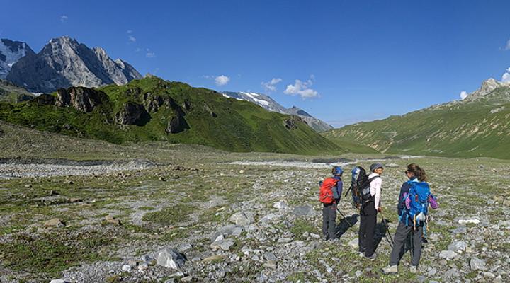 randonnée en Vanoise avec les accompagnateurs des Arcs