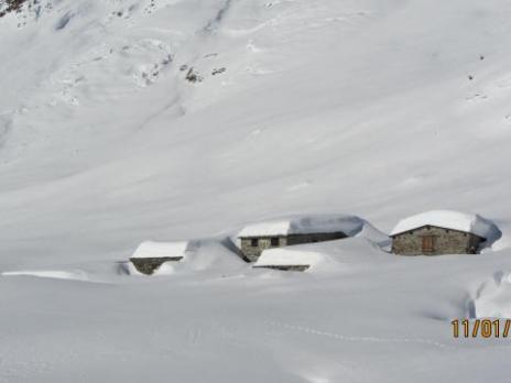 Chalets sous la neige La Savonne