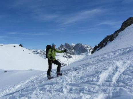 Etape Verbier Prafleuri - montée à la Rosablanche - Guides des Arcs