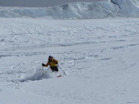 Ski de randonnée en Vanoise - le glacier du Geay