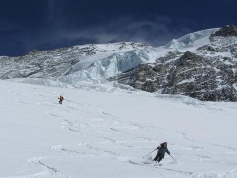 ski de randonnée en Vanoise - le glacier du Geay