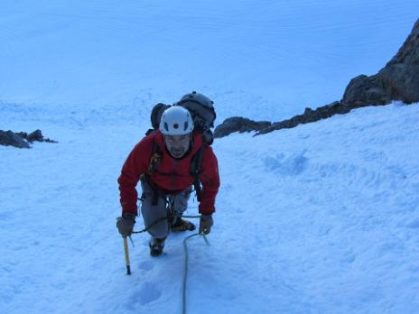 Couloir de l'Arête sud de l'Aiguille des Glacier - massif du Mont Blanc