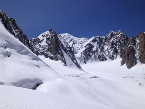 Combe Maudite avec les guides des Arcs