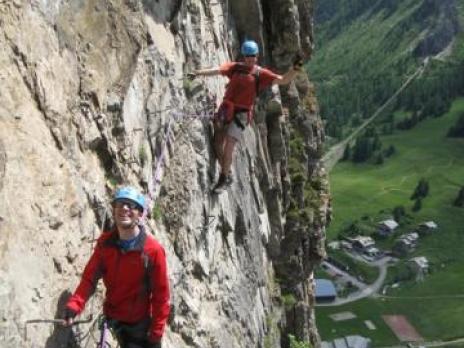 Via ferrata de val d'isère la traversée