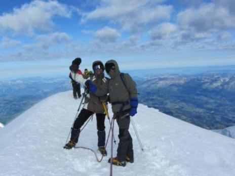 Sommet du Mont Blanc pour Gilles et Olivier