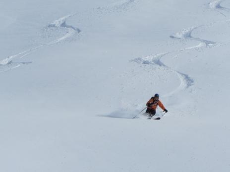 ski hors piste à La Plagne - Guides des Arcs
