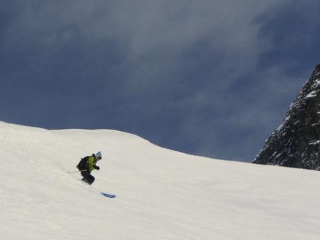 Descente du glacier du Geay Mont Pourri - massif de la Vanoise