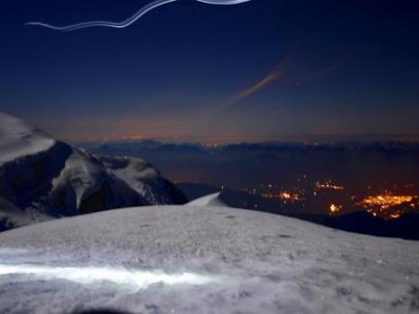 Chamonix by night