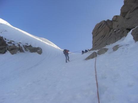 Aiguille Verte 4122m descente en rappel