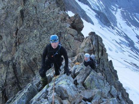 Arête des Lanchettes - massif du Mont Blanc - guides des Arcs