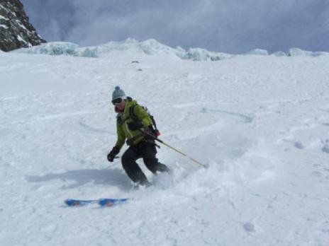 Descente du glacier du Geay - guides des Arcs
