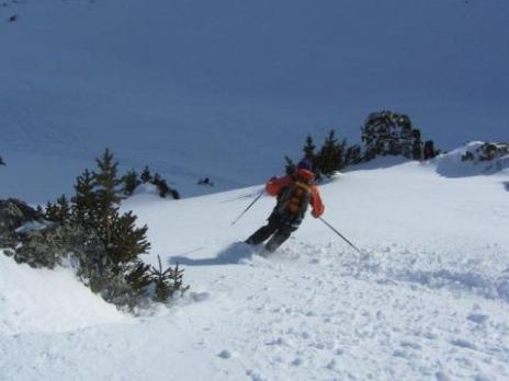 ski hors pistes aux départ des Arcs la Plagne - Vanoise