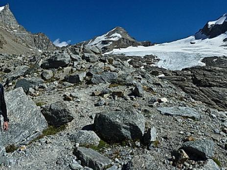 Découverte du matériel sous le Ciarforon.