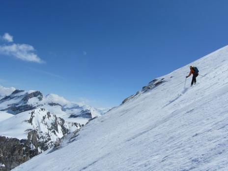 Ski de randonnée face nord de la Tsanteleina
