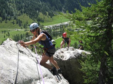 via ferrata les Arcs